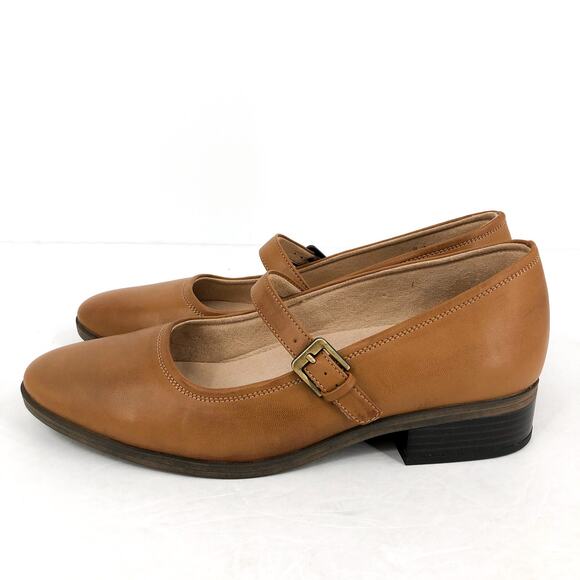 Soul Naturalizer Womens Ramona Mary Jane Flats US 11 Wide EU 42 Brown NIB - Picture 6 of 10